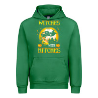 Emerald witches with hitches funny halloween costume gift Urban Hoodie - PixelFlow