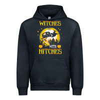 Navy witches with hitches funny halloween costume gift Urban Hoodie - PixelFlow