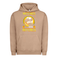 Pigment Burro witches with hitches funny halloween costume gift Urban Hoodie - PixelFlow