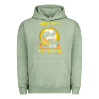 Pigment Oil Green witches with hitches funny halloween costume gift Urban Hoodie - PixelFlow