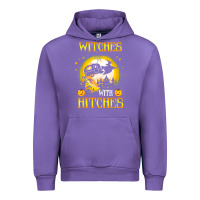 Tulip witches with hitches funny halloween costume gift Urban Hoodie - PixelFlow