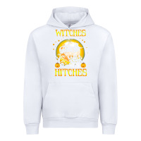White witches with hitches funny halloween costume gift Urban Hoodie - PixelFlow