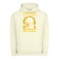 Pigment Pistachio witches with hitches funny halloween costume gift Urban Hoodie - PixelFlow