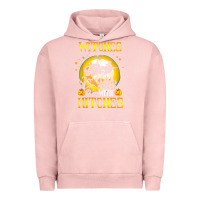 Pigment Salmon witches with hitches funny halloween costume gift Urban Hoodie - PixelFlow