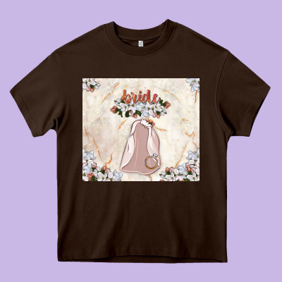 Bride Tumbler Heavy Core Tee Designed By Tumblerdesignbyshophia