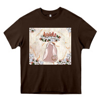 Chocolate Brown bride tumbler Heavy Core Tee - TumblerDesignByShophia