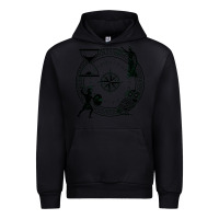 Black the four stoic virtues Urban Hoodie - PixelFlow