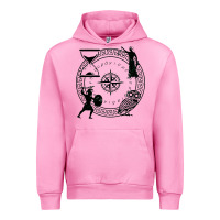 Fuchsia Pink the four stoic virtues Urban Hoodie - PixelFlow