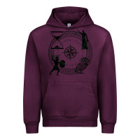 Mauve Wine the four stoic virtues Urban Hoodie - PixelFlow