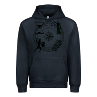 Navy the four stoic virtues Urban Hoodie - PixelFlow