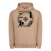 Pigment Burro the four stoic virtues Urban Hoodie - PixelFlow