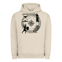 Pigment French Oak the four stoic virtues Urban Hoodie - PixelFlow