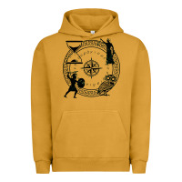 Pigment Peanut Butter the four stoic virtues Urban Hoodie - PixelFlow