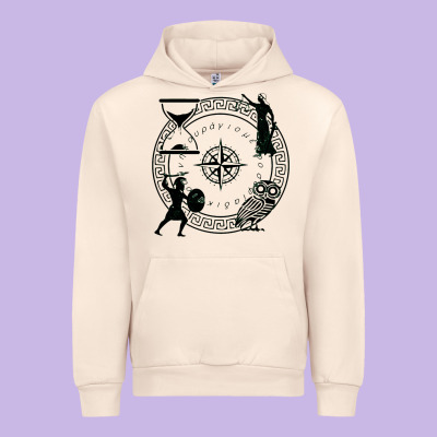 The Four Stoic Virtues Urban Hoodie Designed By Pixelflow