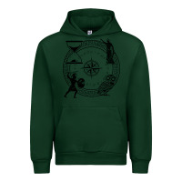 Forest Green the four stoic virtues Urban Hoodie - PixelFlow
