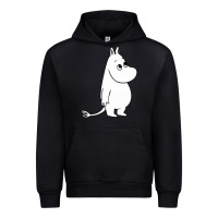Black moomin character Urban Hoodie - PixelFlow
