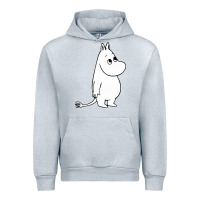 Heather Grey moomin character Urban Hoodie - PixelFlow