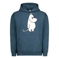 Pigment Midnight Navy moomin character Urban Hoodie - PixelFlow
