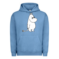 Pigment Pebble Blue moomin character Urban Hoodie - PixelFlow