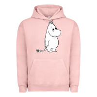 Pigment Salmon moomin character Urban Hoodie - PixelFlow