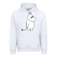 White moomin character Urban Hoodie - PixelFlow