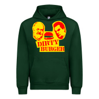 Forest Green dirty burger Urban Hoodie - PixelFlow