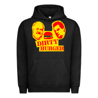 Pigment Black dirty burger Urban Hoodie - PixelFlow