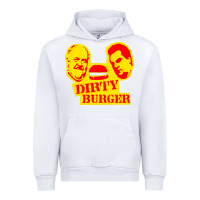 White dirty burger Urban Hoodie - PixelFlow