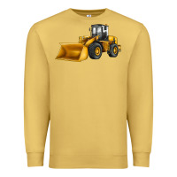Antique Gold bulldozer Premium Sweatshirt - JahusDesignShop