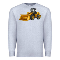 Heather Grey bulldozer Premium Sweatshirt - JahusDesignShop