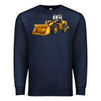 Navy bulldozer Premium Sweatshirt - JahusDesignShop
