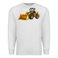 Oatmeal Heather bulldozer Premium Sweatshirt - JahusDesignShop