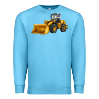 Ocean Blue bulldozer Premium Sweatshirt - JahusDesignShop