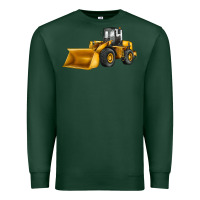 Sports Green bulldozer Premium Sweatshirt - JahusDesignShop
