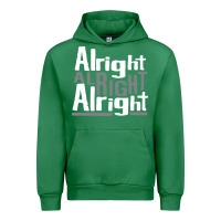 Emerald matthew mcconaughey dazed & confused alright alright alright hipster t Urban Hoodie - PixelFlow