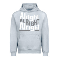 Heather Grey matthew mcconaughey dazed & confused alright alright alright hipster t Urban Hoodie - PixelFlow