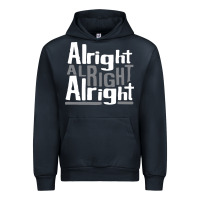 Navy matthew mcconaughey dazed & confused alright alright alright hipster t Urban Hoodie - PixelFlow
