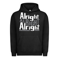 Pigment Black matthew mcconaughey dazed & confused alright alright alright hipster t Urban Hoodie - PixelFlow