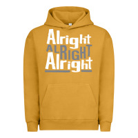 Pigment Peanut Butter matthew mcconaughey dazed & confused alright alright alright hipster t Urban Hoodie - PixelFlow