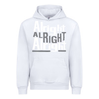 White matthew mcconaughey dazed & confused alright alright alright hipster t Urban Hoodie - PixelFlow