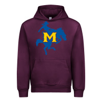 Mauve Wine mcneese  athletics Urban Hoodie - PixelFlow