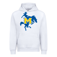 White mcneese  athletics Urban Hoodie - PixelFlow