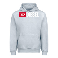 Heather Grey Diesel Urban Hoodie - PixelFlow