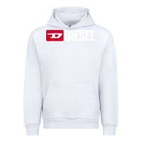 White Diesel Urban Hoodie - PixelFlow