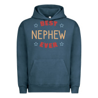 Pigment Midnight Navy Best nephew ever Urban Hoodie - PixelFlow