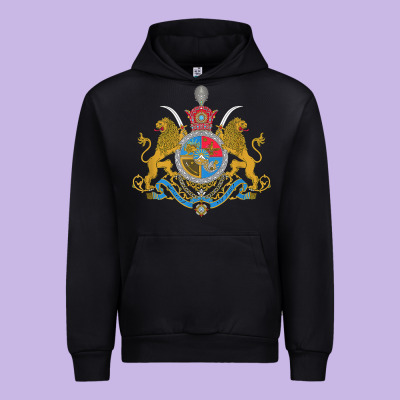 Iran Coat Of Arms Flag Souvenir Iranian Persian Urban Hoodie Designed By Pixelflow