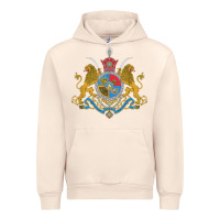 Sandshell Iran Coat of arms Flag souvenir Iranian Persian Urban Hoodie - PixelFlow