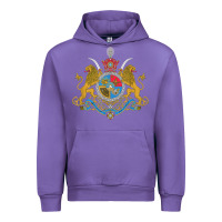 Tulip Iran Coat of arms Flag souvenir Iranian Persian Urban Hoodie - PixelFlow