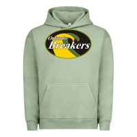 Pigment Oil Green Orlando breakers football team Urban Hoodie - PixelFlow