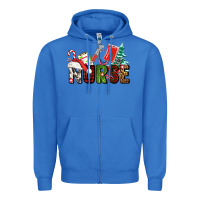 True Royal Christmas nurse Zipper Hoodie - AdoDesignShop